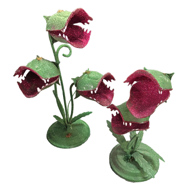 Small carnivore plants metal set